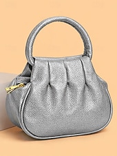 economico Borsette e borse tote-borsa da donna in similpelle – vari colori, elegante manico rotondo, resistente e spaziosa – perfetta per outfit casual di tutti i giorni e da sera