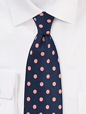 cheap Wedding Accessories-Men's Polyester Polka Dot Necktie, Multi-Color Classic Dot Pattern Tie, Elegant Slim Style for Groomsmen, Weddings, Formal Dinners, Banquets &amp; Business Events