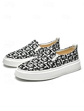 economico Sneakers Eleganti-sneakers slip-on da uomo con stampa leopardata: calzature eleganti e comode per matrimoni informali ed eventi all'aperto