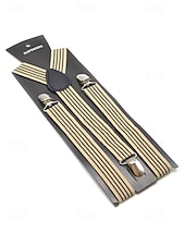 Недорогие Свадьба ACC-Регулируемые эластичные подтяжки для брюк, эластичные полиэстеровые Y-образные подтяжки, различные цвета, классический формальный стиль, идеально подходят для свадеб, Дня святого Валентина, вечеринок и повседневной носки.