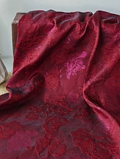 abordables Longitud a la altura del tobillo-Corte A Hasta el Tobillo Vestido Invitada Boda Vestido formal Vestido de noche Vestido de Madrina Sin Mangas Cuello vuelto holgado Elegante Vintage Formal Jacquard con Recogido