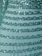  Sirena Tromba Strascico a Terra Perline ricamate Abito da invitata a nozze Abito Formale Abito da Sera Elegante Scintillante Stile Celebrità Senza Maniche Girocollo Festa serale Matrimonio Shiena