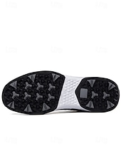 economico Scarpe da Golf da Uomo-scarpe da golf da uomo blu e bianche, leggere, comode, dal design elegante, perfette per il golf e le feste all'aperto