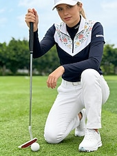 ieftine Încălțăminte de golf pentru femei-Pantofi de golf fără crampoane pentru femei – pantofi sport impermeabili, ușori, cu amortizare și aderență antiderapantă pentru femei, teren de golf, antrenament, sporturi în aer liber, călătorii și purtare zilnică