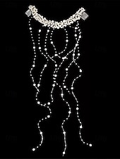 Недорогие Свадьба ACC-Женское украшение для волос с кисточками из искусственного жемчуга, элегантный свадебный аксессуар для свадеб, идеально подходит для невест.