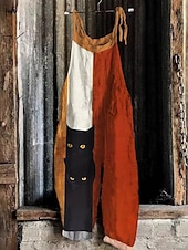 economico tuta-Per donna Normale Tuta Attivo Grafico Senza Maniche Gamba larga Girocollo Stampato Quotidiano Vacanza Vestibilità comoda Blu Rosso Cachi Estate