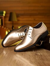 baratos Sapatos Derby-Sapatos sociais masculinos vermelhos em couro sintético envernizado – design elegante para casamentos, eventos noturnos e ocasiões formais.