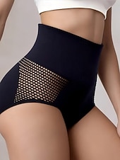 cheap Control Panties-Women's Waist Trainer Active Fashion Pure Color Seamless Boy Leg Daily Vacation Street Black White Beige Summer Spring Tailored Fit