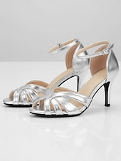 billige Mor til bruden/groom-Damesandaler med ankelrem i vintage-stil fra 1920-tallet, grønne imitert skinn – retro peep toe med utskjæringer for elegante ferier &amp;swingdans