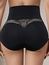 cheap Control Panties-Women's Waist Trainer Active Fashion Pure Color Seamless Boy Leg Daily Vacation Street Black White Beige Summer Spring Tailored Fit