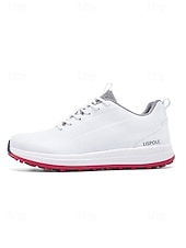 economico Scarpe da Golf da Uomo-scarpe da golf da uomo bianche e nere con design ventilato, ideali per campi da golf e sport all'aria aperta
