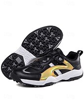 economico Scarpe da Golf da Uomo-scarpe da golf da uomo blu e bianche, leggere, comode, dal design elegante, perfette per il golf e le feste all'aperto