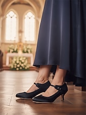 tanie Panna młoda-Damskie, koronkowe, kości słoniowej, sandały na niskim obcasie typu Mary Jane z klamrą i okrągłym noskiem, eleganckie, ślubne czółenka na śluby w pomieszczeniach, oficjalne przyjęcia i romantyczne panny młode