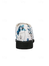 abordables Chaussures Oxford-Chaussures habillées blanches pour homme à motif floral, broderie florale bleue, modèle Oxford à lacets, style élégant et formel pour mariages, fêtes et occasions spéciales.