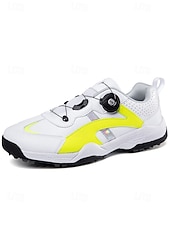 economico Scarpe da Golf da Uomo-scarpe da golf da uomo blu e bianche, leggere, comode, dal design elegante, perfette per il golf e le feste all'aperto
