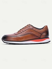 baratos Tênis de Vestir-Tênis casuais masculinos pretos e vermelhos para casamento – design esportivo elegante com ajuste confortável, ideal para convidados de casamento, casamentos na praia e celebrações informais.