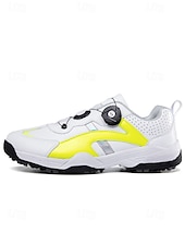 economico Scarpe da Golf da Uomo-scarpe da golf da uomo blu e bianche, leggere, comode, dal design elegante, perfette per il golf e le feste all'aperto