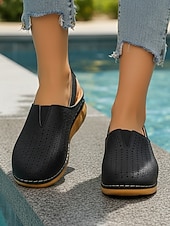 economico Zoccoli e pianelle da donna-zoccoli da donna con cinturino posteriore traforato rosa – scarpe comode, traspiranti e leggere per abbigliamento casual, passeggiate, viaggi, giardinaggio e uso quotidiano