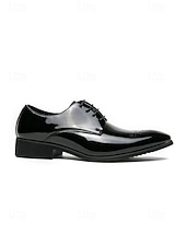 billige Derby-sko-Herresko i brogueskinn med vingetuppdesign, stilig bryllupssko, ideelt for forlovere og bryllupsgjester