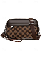 olcso Férfitáskák-férfi műbőr crossbody táska – több színben, sokoldalú pántokkal, stílusos és tartós mindennapi viseletre, munkába és utazásra egyaránt