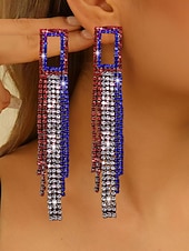 ieftine Cercei-1 pereche Cercei For Pentru femei Zilnic Stradă Festival Ștras Geometric Αστέρι