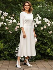 billiga Bröllopsgäst-Vita vävda sandaler med blockklack för kvinnor - eleganta klänningsskor med peep toe och utskurna detaljer för bröllopsgäster, bekväma pumps med mellanhög klack för trädgården &amp;utomhus sommarbröllop