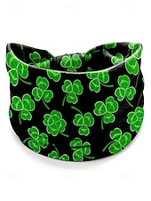 billiga Tillbehör-Damhårband med polyestertryck, flermönster med shamrockmönster för St. Patricks dag, stretchig och andningsbar festivalstil för högtidsfiranden, parader och vardagskläder