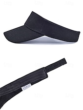 preiswerte Zubehör-Damen-Visierkappe aus Polyester mit verstellbarem Schirm, in verschiedenen Farben erhältlich, perfekt für den St. Patrick's Day und sportliche Aktivitäten im Alltag.