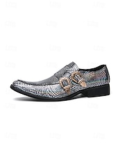 cheap Monk Shoes-Men's Gold Patent Leather Double Monk Strap Loafers - Luxe Footwear for Formal Dinners and Special Events and Weddings