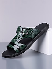 abordables sandales-Sandales à enfiler bleu marine pour homme – design moderne avec détails brillants, parfaites pour les journées à la plage, les tenues décontractées, les occasions informelles et les mariages.