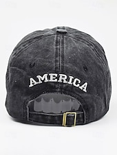 billige Tilbehør-United States 250th Anniversary Menns Brodert USA Baseball Cap Justerbar Caps i bomull Flerfarget Patriotisk Flaggbdesign USA Uavhengighetsdag Festivaler og Hverdagscasual