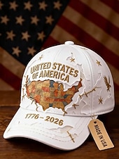 economico Cappellini con visiera-Per donna Cappello Cappello per il 250° anniversario degli Stati Uniti Cappellino da Baseball Cappello da Sole Berretto grafico Protezione Solare Antivento Traspirante Quotidiano All'aperto Weekend