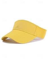 preiswerte Zubehör-Damen-Visierkappe aus Polyester mit verstellbarem Schirm, in verschiedenen Farben erhältlich, perfekt für den St. Patrick's Day und sportliche Aktivitäten im Alltag.