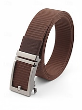 cheap Men's Belts-Men's Nylon Belt, Multi-Color Options, Durable and Stylish for Casual and Outdoor Wear