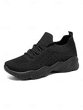 economico Sneakers da donna-scarpe da ginnastica casual da donna in Flyknit rosa - scarpe da ginnastica traspiranti, morbide e ammortizzate, comode da indossare ogni giorno, per viaggi, lavoro, shopping, fitness e attività