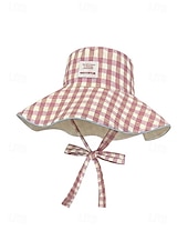  Wendbarer Damen-Bucket-Hat mit breiter Krempe, leichtes Polyester, in verschiedenen Farben erhältlich, beidseitig tragbar mit Schleifendetail, Sonnenschutzkappe für den St. Patrick's Day, Urlaub und Freizeit.