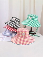  Wendbarer Damen-Bucket-Hat mit breiter Krempe, leichtes Polyester, in verschiedenen Farben erhältlich, beidseitig tragbar mit Schleifendetail, Sonnenschutzkappe für den St. Patrick's Day, Urlaub und Freizeit.