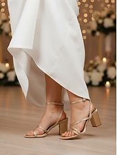 abordables Dama de honor-Sandalias de boda planas con tiras en color marfil para mujer, zapatos de novia minimalistas con tiras en el tobillo, elegantes zapatos de boda urbanos para novias.