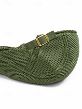 abordables Accessoires-Casquette homme en polyester vert, disponible en plusieurs couleurs, idéale pour la Saint-Patrick et au quotidien.