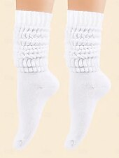preiswerte Socken-Unisex Strümpfe Täglich Heim Outdoor Einfarbig Polyester Klassisch Lässig Elastisch 5 Paare
