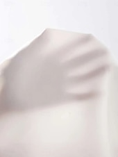 baratos Vestidos de renda branca-Mulheres Minivestido Vestido de renda Vestido branco Elegante Moda Moderno Ao ar livre Férias Para Noite Normal Tecido Sem Manga Decote V Preto Branco Verão Primavera