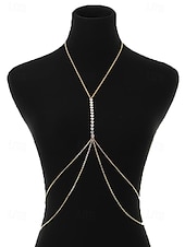 billiga Bröllop ACC-Dam Kroppskedja Silver Brun Legering Elegant Mode Standkläder