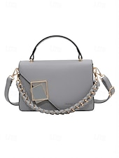 זול תיקי יד-תיק צד אלגנטי לנשים עם דמוי עור, תיק כתף אופנתי עם ידית עליונה ורצועת שרשרת, ארנק אופנתי להמרה לנשים, מושלם ללבישה יומיומית, טיולים לחופשה וללבוש מסיבה
