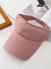 お買い得  保護帽子-女性用 帽子 日よけ帽 日焼け防止 アウトドア ストリート 週末 ニット ピュアカラー