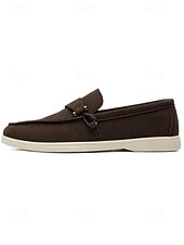 ieftine Mocasini-Mocasini bej pentru bărbați, fără mâneci, design elegant cu talpă amortizată, stil formal confortabil pentru nunți în grădină, petreceri și ocazii speciale