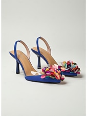 economico Donne-Per donna Vacanza Feste Serate al resort Glitter Stiletto Punta a Punta Vacanza Moda Finta Pelle Mocassino fluorescente verde Giallo Rosa