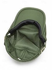 abordables Accessoires-Casquette homme en polyester vert, disponible en plusieurs couleurs, idéale pour la Saint-Patrick et au quotidien.