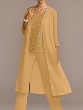 economico impacchi della madre-Shrug in Chiffon a Manica Trequarti Cappotto per Festa Sera Madre della Sposa Invitati al Matrimonio Semplice Wrap Nuziale in Colore Puro per impressionare
