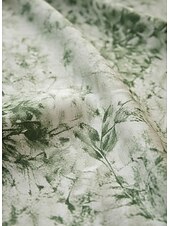 cheap A-Line Evening Dresses-A-Line Floor Length Evening Gown Elegant Daily Sleeveless V Neck Wedding Formal Satin with Pleats Slit Print