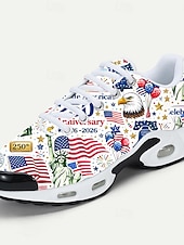 herrsneakers – firar 250-årsjubileet med djärv röd, vit och blå design, perfekt för nationella helgdagar, parader och patriotiska evenemang